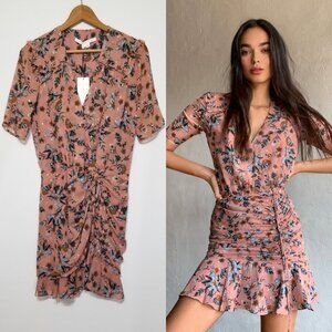 NWT Veronica Beard Dakota Mini Dress in Mauve Multi Size 4,6,8,10